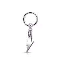 BCR i Kirurgiskt Stål med Hängande Blixt 1.6mm