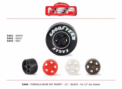 NSR - FORMULA NSR SET INSERT - 13" - RED