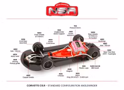 NSR - CORVETTE C8.R TEST CAR ORANGE AW KING 21K EVO3