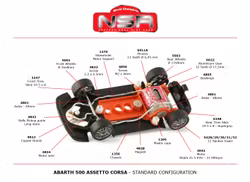 NSR - ABARTH 500 ROTHMANS LIVERY #2