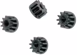 Scalextric W8200 - Sidewinder motor pinions black plastic 11 tooth (4x)