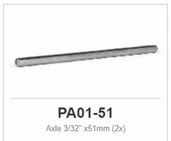 Slot.it - Axle 51 mm - 2,38mm - 3/32" (x2)