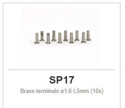 Slot.it - Brass terminals ø1,6 L5mm (10x)