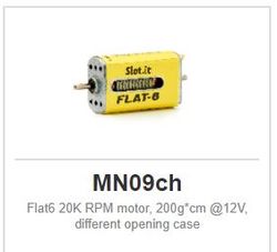 Slot.it - Flat6 20K RPM motor, 200g*cm @12V