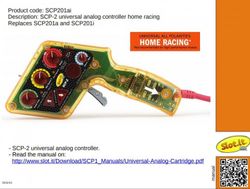 Slot.it - Electronic Controller for Home Racing (BESTÄLLNINGSVARA - ej i lager just nu.)