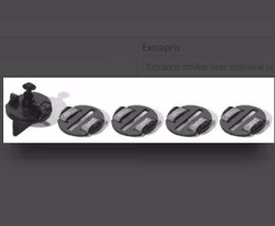 Scalextric - Guide (1x) + Braid plates (4x)
