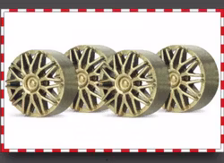 Slot.it - Plastinsats BBS Style - Gold (4x)