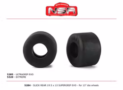 NSR - SLICK REAR 19.5 X 13 SUPERGRIP EVO (x4)