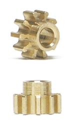 NSR - Pinion 10 Teeth Ø 5,5mm - Inline - Extralight (x2)