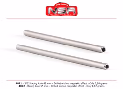 NSR - Racing Axle - Drilled - 3/32" - 49 mm - Only 0.98 grams (1x)