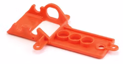 NSR - Narrowed sidewinder motor support EXTRAHARD RED - NEW PLASTIC FORMULA (short can motor)