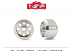 NSR - 3/32 Wheels - Front Ø 13x8mm - Ultralight & very accurate (x2)