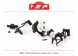NSR - Front and rear arms + Cockpit for Formula 86/89