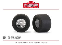 NSR - 3/32 FORMULA NSR TRUED REAR RACE TIRE 19x13 ULTRAGRIP (2)