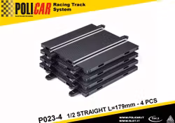Policar - Half length straight, 179mm - 4pcs