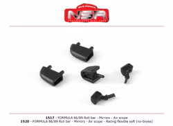 NSR - ROLL BAR, MIRRORS, AIRSCOPE - Racing Flexible Soft Material (For Formula NSR)