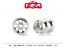 NSR - 3/32 Wheels - Rear Ø 13x13mm - Ultralight & very accurate (x2)