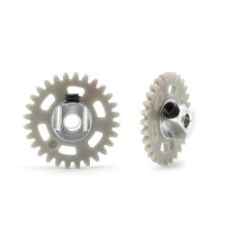 NSR - ANGLEW SOFT PLASTIC GEAR 28T GREEN D.16MM