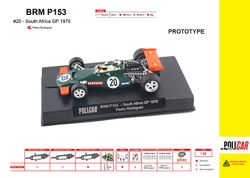 Policar - BRM P153 - South Africa GP 1970