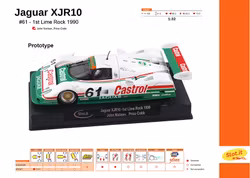 Slot.it - Jaguar XJR10 n.61 - 1st Lime Rock 1990