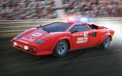 Scalextric - Lamborghini Countach - 1983 Monaco GP Safety Car