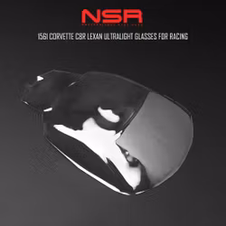 NSR - Corvette C8R Lexan ultralight glasses for racing