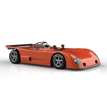 NSR - Lola T280/290 Test Car Orange - Short Tail