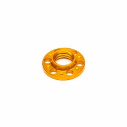 NSR -Guide Nut for ISRA cars - Ultralight & Super Thin - Yellow M5 thread (5 pcs)