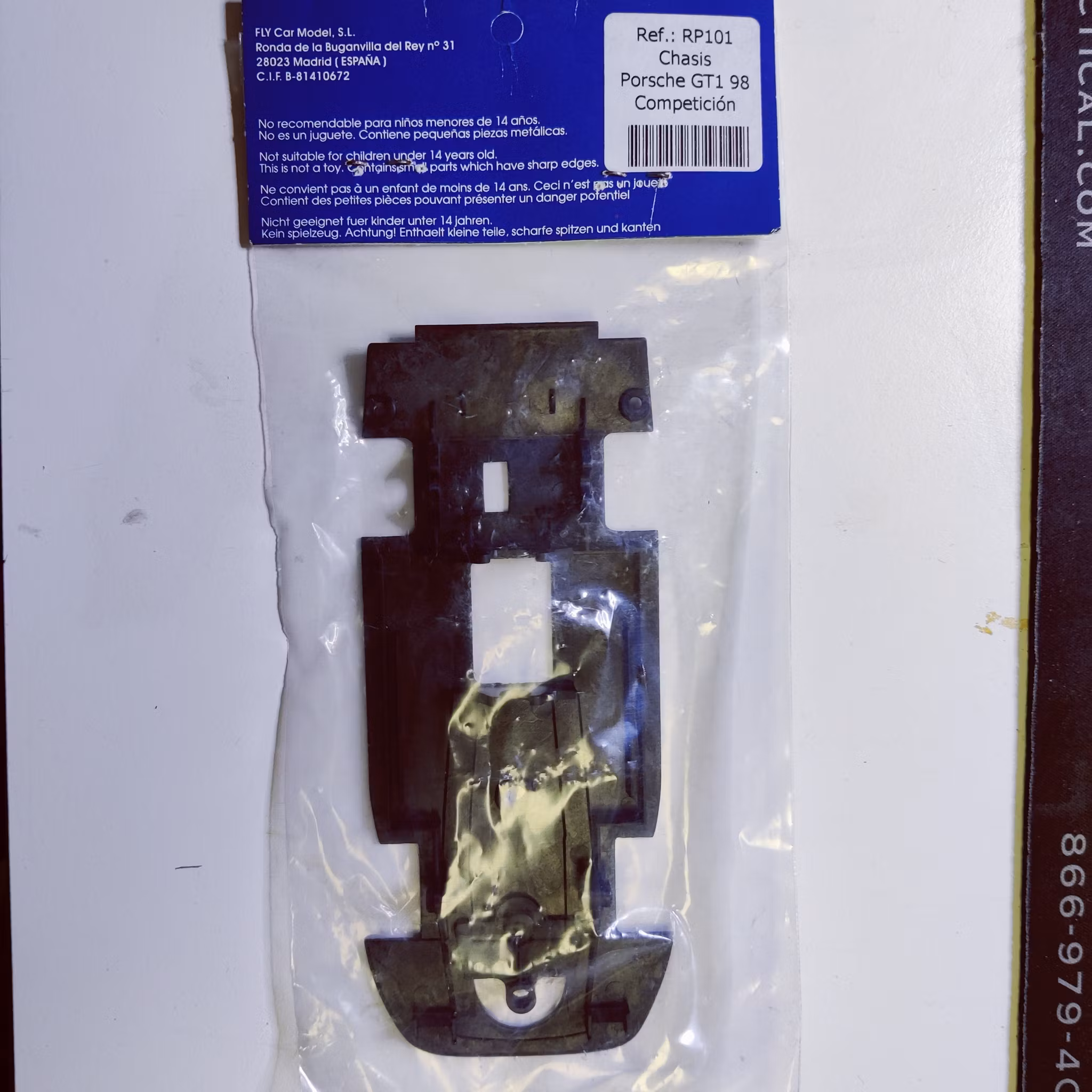 FLY Car Model - Chassis Porsche GT1 98 Racing - Slotcar4Fun