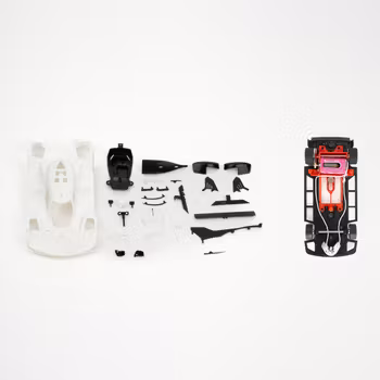 NSR - NSR HYPERCAR BODY WHITE KIT INCLUDING MECHANIC