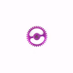 NSR - 3/32 SIDEWINDER Extralight ERGAL Gear 33T MAGENTA diam 16,8 mm (for NSR HYPERCAR)