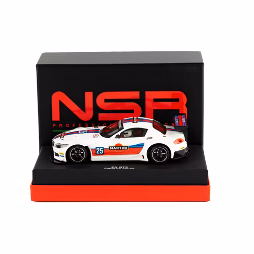NSR - Z4 GT3 MARTINI RACING LIVERY WHITE #25 “REPARTO CORSE” – RACE SETUP FOR WOODEN TRACKS