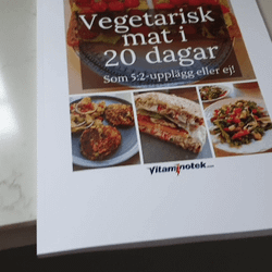Vegetarisk mat i 20 dagar, som 5:2 eller ej! (fysiskt häfte och som PDF)