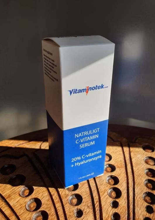 Naturligt C-Vitamin Serum + Hyaluronsyra, för ansiktet