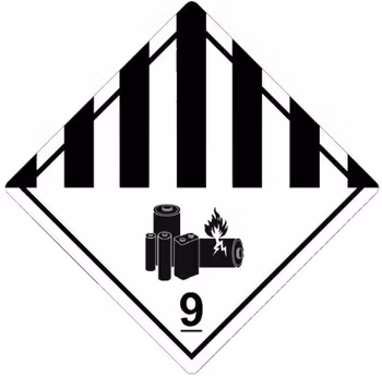 7 roll/s x Dangerous goods labels, polyethylene foil, 100 x 100 mm