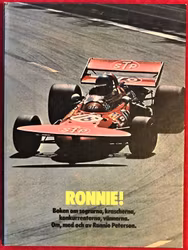 RONNIE! - Inbunden bok efter '71 då han kom VM-tvåa, 18 x 24 cm