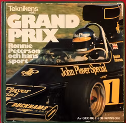 Grand Prix 1974 - Ronnie Peterson och hans sport - bok, 64 sidor - 22 x 22 cm