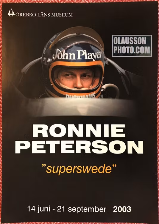 Miniposter Superswede - Örebro Museum 2003 - format 21 x 30 cm