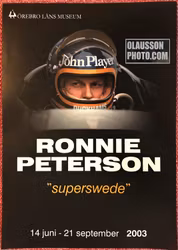 Miniposter Superswede - Örebro Museum 2003 - format 21 x 30 cm