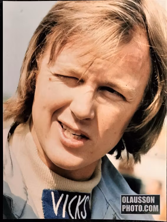 Ronnieporträttfoto från '74 - Lotusåren - format 15 x 20 cm