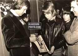 1976 - Ronnie på Malmömässan inför F1-året - format 18 x 24 cm