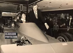 1976 - Max Mosley & Ronnie - March, radarpar - format 18x24 cm