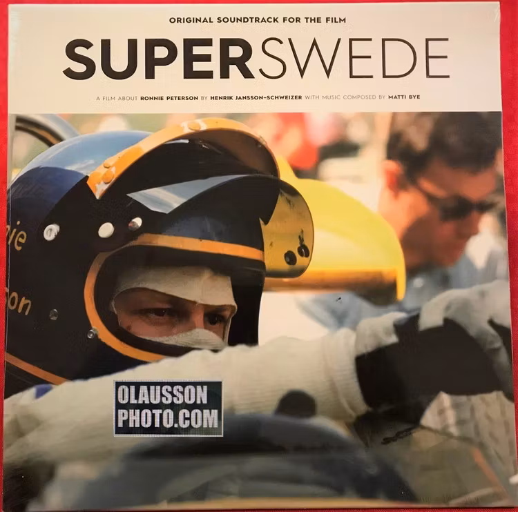 LP vinylskiva - originalmusik från filmen "Superswede" - kompositör Matti Bye, nytt ex.