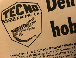 Ronnie och Reine hos Tecno 1968 - 4-sid fabriksbesök i Bilsport