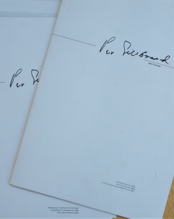 Båda fotomappar - Gillbrands motorer - 6 st miniposters på matt fotopapper - Samla!