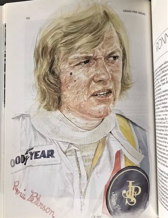 Roebuck: Grand Prix Greats - 220 sidor - 21x28 cm - 25 F1-idoler - förord: Murray Walker