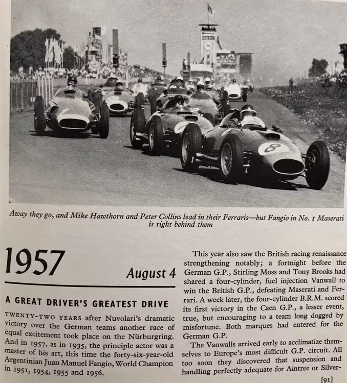 1966 - German GP - Nürburgring - 148 sid Classic Motor Races - C Posthumus, 17x19 cm