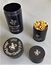 1975 - John Player Special original promotion - Cigg- (tom) och tändsticksask (full)
