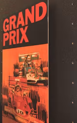 1971 - Zandvoort, Hollands F1-GP -poster på exklusiv alu-ram i format 24 x 62 cm