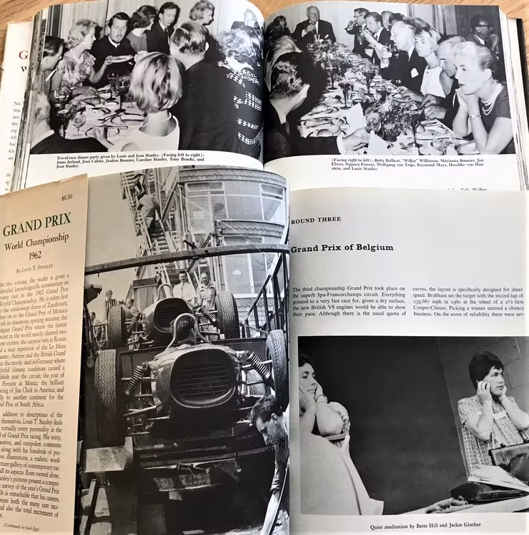 Grand Prix komplett 1959-69, 11 årgångar av Louis T. Stanley - ovanlig bokserie